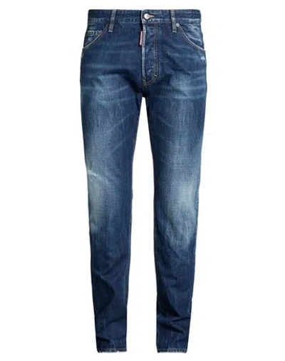 Dsquared2 Man Jeans Blue Size 28 Cotton