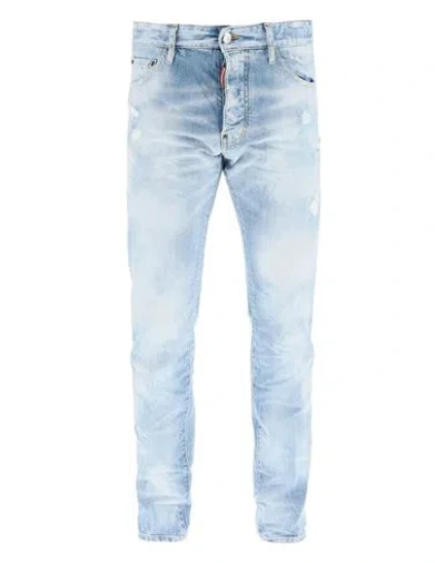 Dsquared2 Man Jeans Blue Size 28 Cotton