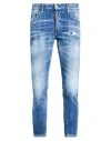 Dsquared2 Man Jeans Blue Size 28 Cotton, Elastane In Blue