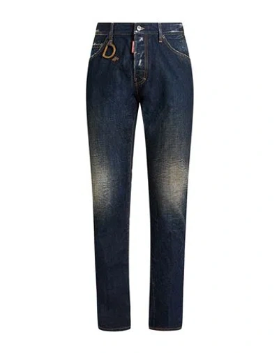 Dsquared2 Man Jeans Blue Size 30 Cotton