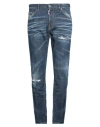 Dsquared2 Man Jeans Blue Size 34 Cotton, Elastane In Blue
