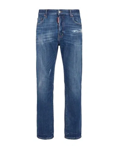 Dsquared2 Man Jeans Blue Size 30 Cotton, Polyester, Elastane