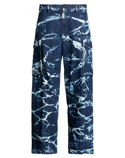 Dsquared2 Man Jeans Blue Size 32 Cotton
