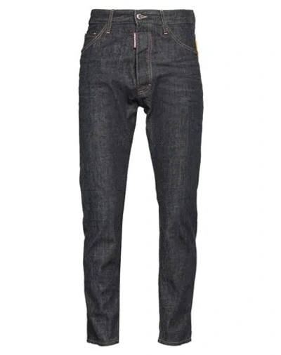 DSQUARED2 DSQUARED2 MAN JEANS BLUE SIZE 32 COTTON
