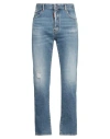 Dsquared2 Man Jeans Blue Size 32 Cotton, Elastane In Blue