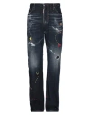 Dsquared2 Skater Stretch Cotton Denim Jeans In Blue