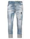 Dsquared2 Man Jeans Blue Size 38 Cotton, Elastane In Blue