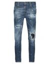 Dsquared2 Super Twinky Stretch Cotton Denim Jeans In Blue