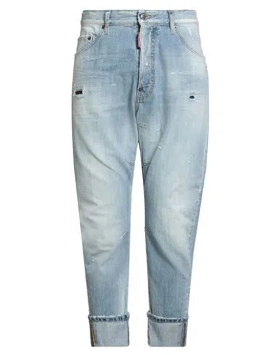 Dsquared2 Man Jeans Blue Size 34 Cotton