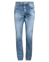 Dsquared2 Man Jeans Blue Size 34 Cotton In Blue