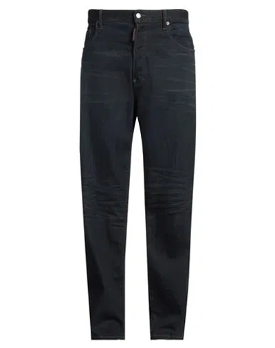 Dsquared2 Man Jeans Blue Size 34 Cotton, Elastane