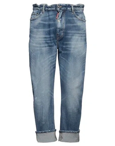 Dsquared2 Man Jeans Blue Size 34 Cotton, Elastane