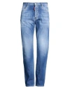 Dsquared2 Belt Loop Jeans In Blue