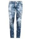 Dsquared2 Man Jeans Blue Size 34 Cotton, Elastane In Blue