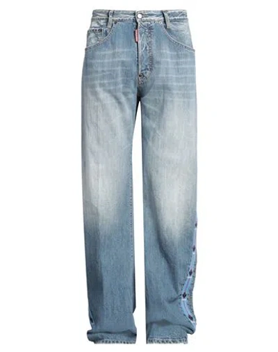 Dsquared2 Man Jeans Blue Size 36 Cotton
