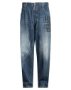 Dsquared2 Man Jeans Blue Size 36 Cotton In Blue