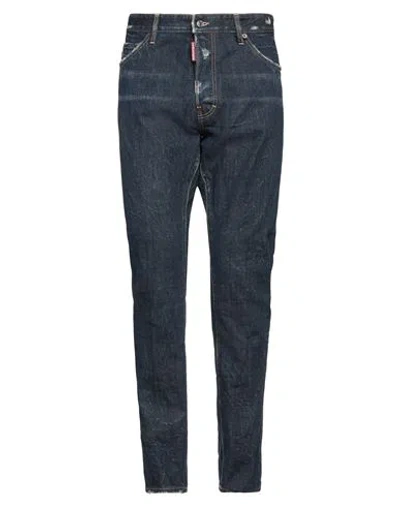 Dsquared2 Man Jeans Blue Size 36 Cotton