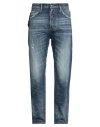 Dsquared2 Man Jeans Blue Size 36 Cotton In Blue