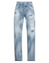 Dsquared2 Man Denim Pants Blue Size 38 Cotton In Blue