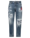 Dsquared2 Man Jeans Blue Size 36 Cotton In Blue