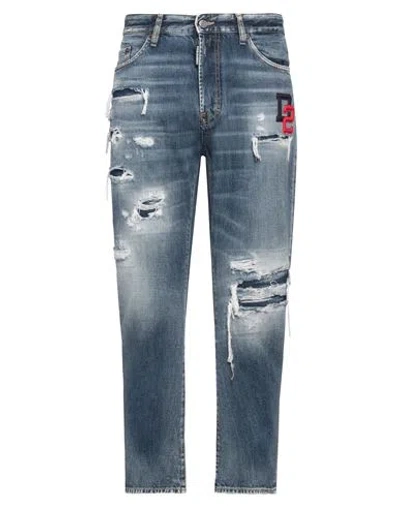 Dsquared2 Man Jeans Blue Size 36 Cotton