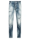 Dsquared2 Man Jeans Blue Size 36 Cotton, Elastane In Blue