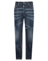 Dsquared2 Man Jeans Blue Size 36 Cotton, Elastane In Blue
