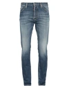 Dsquared2 Man Jeans Blue Size 36 Cotton, Elastane In Blue