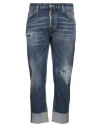 Dsquared2 Man Jeans Blue Size 34 Cotton, Elastomultiester, Elastane In Blue