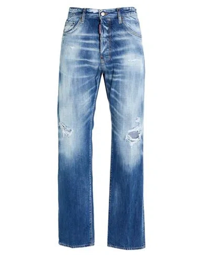 Dsquared2 Man Jeans Blue Size 36 Polyester, Cotton