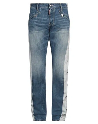 Dsquared2 Man Jeans Blue Size 38 Cotton