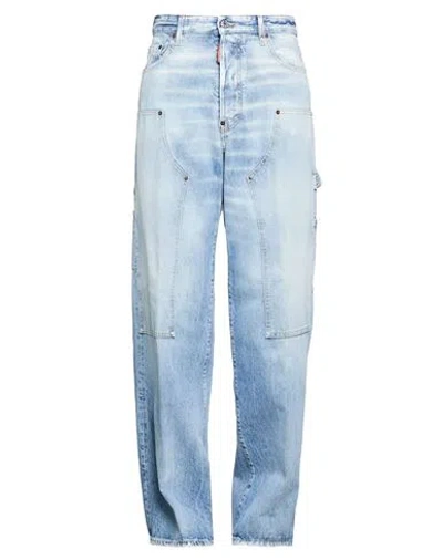 Dsquared2 Man Jeans Blue Size 38 Cotton