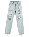 Dsquared2 Straight Leg 642 Destroyed Jeans 19cm In Blue