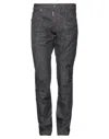 Dsquared2 Logo-patch Cotton Jeans In Blue