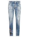 Dsquared2 Man Jeans Blue Size 38 Cotton, Elastane In Blue