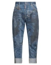 Dsquared2 Man Jeans Blue Size 38 Cotton, Elastane In Blue