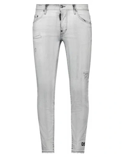 Dsquared2 Man Jeans Blue Size 38 Cotton, Elastane