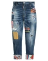 Dsquared2 Man Jeans Blue Size 38 Cotton, Elastane In Blue