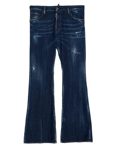 Dsquared2 Man Jeans Blue Size 36 Cotton, Elastane