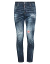 Dsquared2 Man Jeans Blue Size 38 Cotton, Elastane In Blue