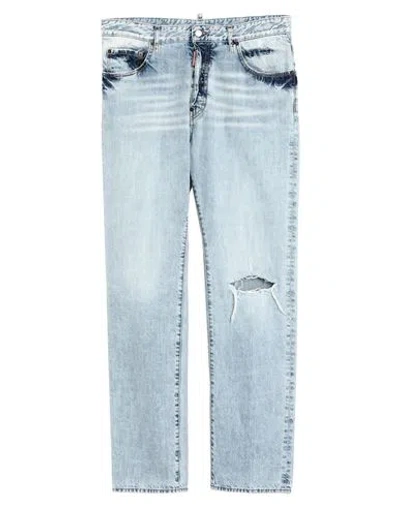 Dsquared2 Man Jeans Blue Size 40 Cotton