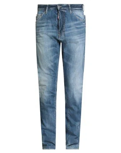 Dsquared2 Man Jeans Blue Size 40 Cotton