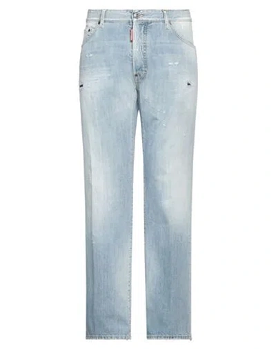 Dsquared2 Man Jeans Blue Size 40 Cotton