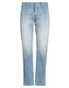 Dsquared2 Man Jeans Blue Size 40 Cotton, Elastomultiester, Elastane In Blue