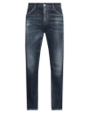 Dsquared2 Man Jeans Blue Size 40 Cotton, Elastomultiester, Elastane In Blue
