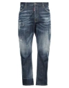 Dsquared2 Man Jeans Blue Size 40 Cotton, Elastane In Blue