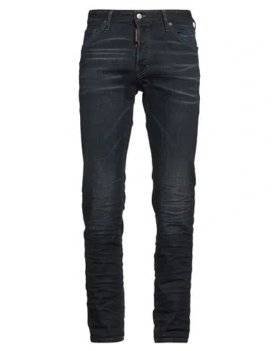 Dsquared2 Man Jeans Blue Size 40 Cotton, Elastane