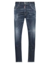 Dsquared2 Man Jeans Blue Size 36 Cotton, Elastane
