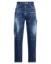 Dsquared2 Man Jeans Blue Size 40 Cotton, Elastane In Blue