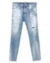 Dsquared2 Man Jeans Blue Size 40 Cotton, Elastane In Blue